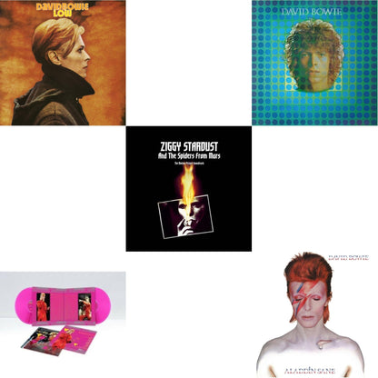 Low (2017 Remaster) & Montreal '87 (Limited/Pink LP Vinyl) & Ziggy Stardust & The Spiders From Mars Ost (2LP) & David Bowie Aka Space Oddity & Aladdin Sane