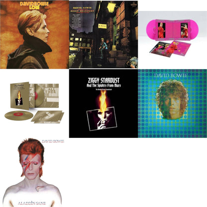 David Bowie - Low (2017 Remaster) & Rise & Fall Of Ziggy Stardust & The Spiders From Mars (2012 Remaster/Half-Speed Master) & Montreal '87 (Limited/Pink LP Vinyl) & Ziggy Stardust & The Spiders From Mars Ost (50Th Anniversary/2LP) & Ziggy Stardust &
