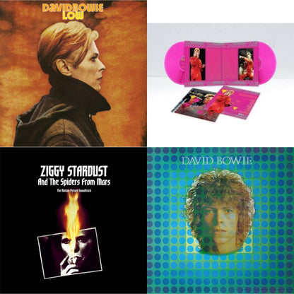 Low (2017 Remaster) & Montreal '87 (Limited/Pink LP Vinyl) & Ziggy Stardust & The Spiders From Mars Ost (2LP) & David Bowie Aka Space Oddity