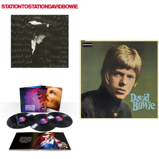 Station To Station (2016 Remaster) & Moonage Daydream A Brett Morgen Film (3LP) & David Bowie (Deluxe Edition) (Transparent Green Vinyl/2LP)