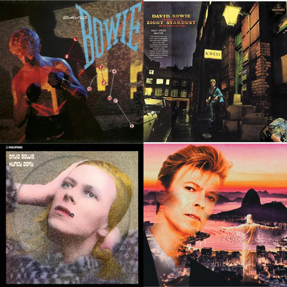 Let's Dance (2018 Remastered Version) & Rise & Fall Of Ziggy Stardust & The Spiders From Mars (2012 Remaster/Half-Speed Master) & Hunky Dory (2015 Remaster/50Th Anniv/Picture Disc) & Live In Rio (Limited Edition/Red/White Splatter LP Vinyl)
