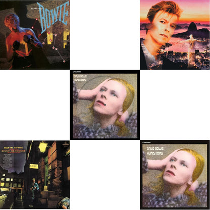 Let's Dance (2018 Remastered Version) & Rise & Fall Of Ziggy Stardust & The Spiders From Mars (2012 Remaster/Half-Speed Master) & Hunky Dory (2015 Remaster/50Th Anniv/Picture Disc) & Live In Rio (Limited Edition/Red/White Splatter LP Vinyl) & Hunky Dory