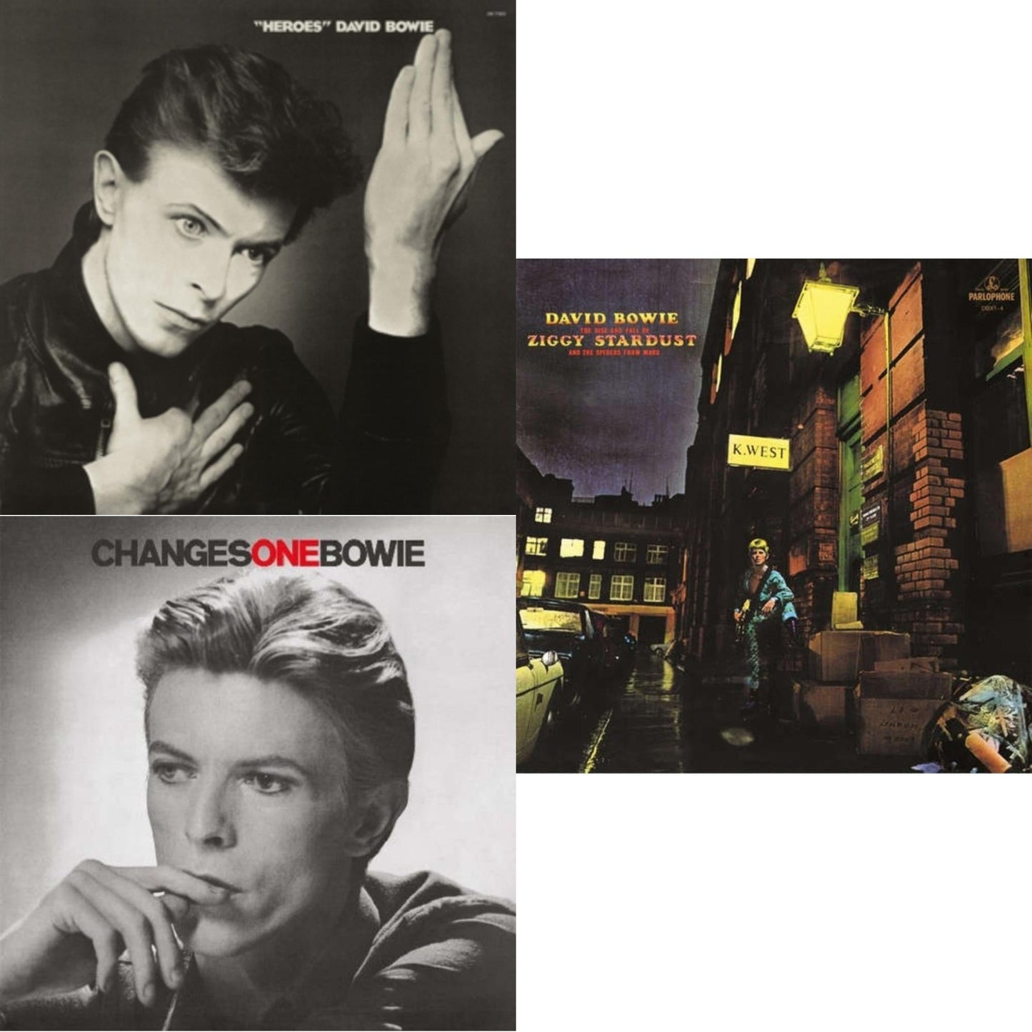Heroes (2017 Remaster) & Changesonebowie (180G) & Rise & Fall Of Ziggy Stardust (2012 Remaster)