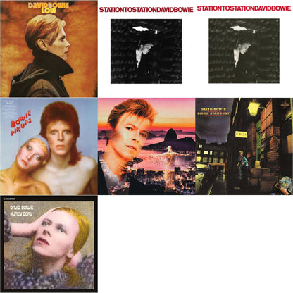 Low (2017 Remaster) & Station To Station (2016 Remastered Version) & Station To Station (2016 Remaster) & Pinups (2015 Remaster) & Live In Rio (Limited Edition/Red/White Splatter LP Vinyl) & Rise & Fall Of Ziggy Stardust (2012 Remaster) & Hunky Dory