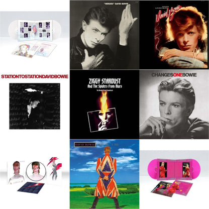 This is a 9 LP Vinyl SKU bundle.
1.This LP Vinyl is brand new.Format: LP VinylMusic Style: Drum n BassThis item's title is: Earthling (2021 Remaster/2LP)Artist: David BowieLabel: RHINO/PARLOPHONEBarcode: 190295253349Release Date: 8/5/2022
2.This LP Vinyl is brand new.