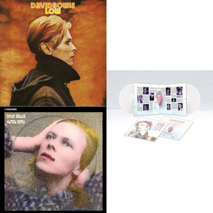 Low (2017 Remaster) & Hunky Dory (2015 Remaster/50Th Anniv/Picture Disc) & Live Los Angeles 1974 (White LP Vinyl/Limited)