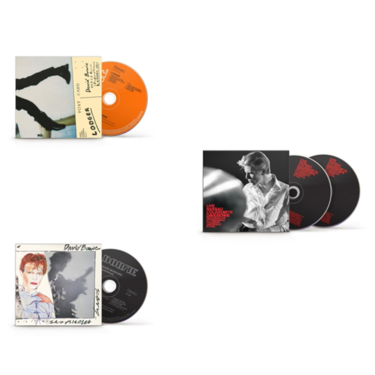 Lodger (2017 Remaster) & Scary Monsters (& Super Creeps) & Live Nassau Coliseum '76 (2CD)