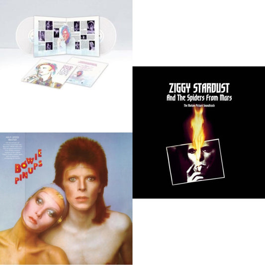 Live Los Angeles 1974 (White LP Vinyl/Limited) & Pinups (2015 Remaster) & Ziggy Stardust & The Spiders From Mars Ost (2LP)