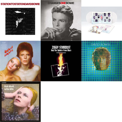 Station To Station (2016 Remastered Version) & Changesonebowie (180G) & Live Los Angeles 1974 (White LP Vinyl/Limited) & Pinups (2015 Remaster) & Ziggy Stardust & The Spiders From Mars Ost (2LP) & David Bowie Aka Space Oddity & Hunky Dory