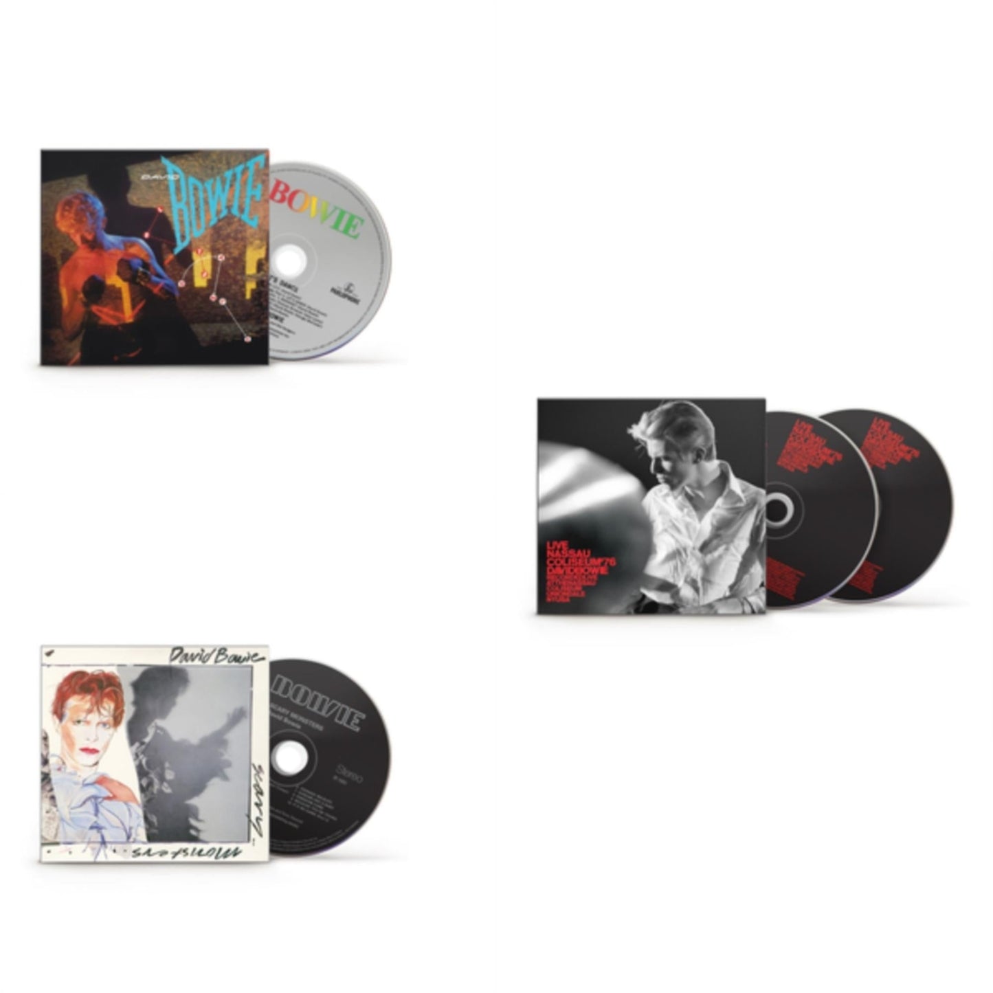 Let's Dance (2018 Remaster) & Scary Monsters (& Super Creeps) & Live Nassau Coliseum '76 (2CD)