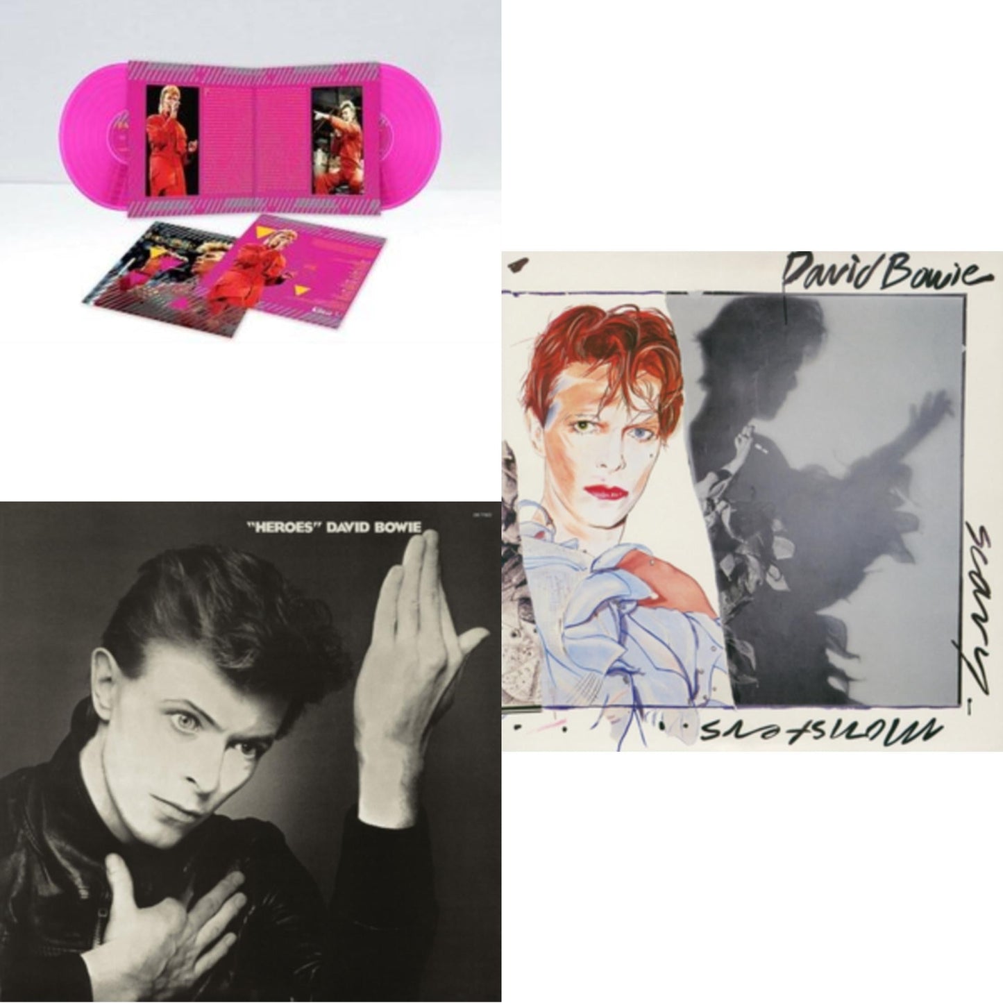 Scary Monsters (& Super Creeps) (2017 Remaster) & Heroes (2017 Remaster) & Montreal '87 (Limited/Pink LP Vinyl)
