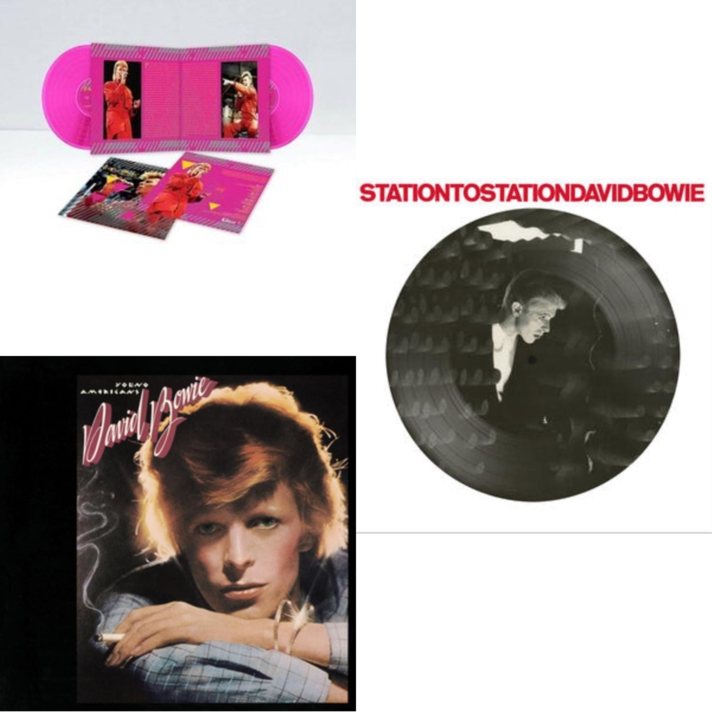 Montreal '87 (Limited/Pink LP Vinyl) & Young Americans (50Th Anniversary/Picture Disc) & Station To Station (2016 Remaster) (Picture Disc)