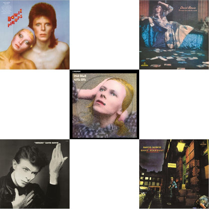 Heroes (2017 Remaster) & Hunky Dory (2015 Remaster/50Th Anniv/Picture Disc) & Pinups (2015 Remaster) & Rise & Fall Of Ziggy Stardust (2012 Remaster) & Man Who Sold The World (2015 Remaster)