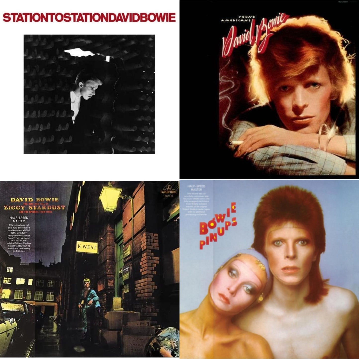 Station To Station (2016 Remastered Version) & Young Americans (2016 Remastered Version) & Rise & Fall Of Ziggy Stardust & The Spiders From Mars (2012 Remaster/Half-Speed Master) & Pinups (2015 Remaster)