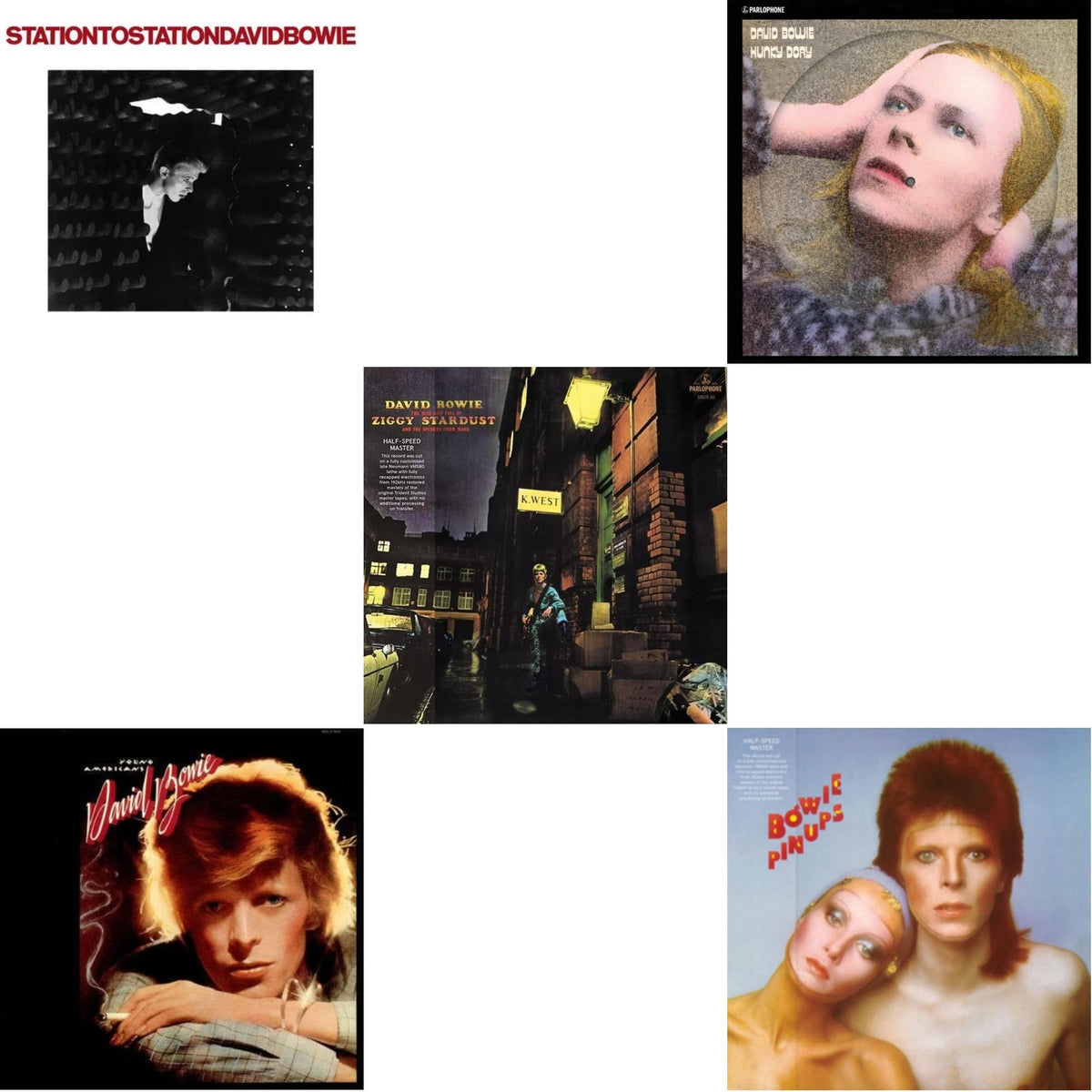 Station To Station (2016 Remastered Version) & Young Americans (2016 Remastered Version) & Rise & Fall Of Ziggy Stardust & The Spiders From Mars (2012 Remaster/Half-Speed Master) & Hunky Dory (2015 Remaster/50Th Anniv/Picture Disc)