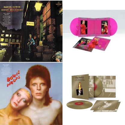 Rise & Fall Of Ziggy Stardust & The Spiders From Mars (2012 Remaster/Half-Speed Master) & Montreal '87 (Limited/Pink LP Vinyl) & Pinups (2015 Remaster) & Ziggy Stardust & The Spiders From Mars Ost (50Th Anniversary/2LP)