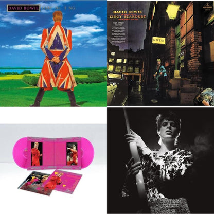 Earthling (2021 Remaster/2LP) & Rise & Fall Of Ziggy Stardust & The Spiders From Mars (2012 Remaster/Half-Speed Master) & Montreal '87 (Limited/Pink LP Vinyl) & Rock N Roll Star
