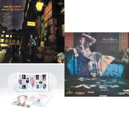 Rise & Fall Of Ziggy Stardust & The Spiders From Mars (2012 Remaster/Half-Speed Master) & Live Los Angeles 1974 (White LP Vinyl/Limited) & Man Who Sold The World (2015 Remaster)