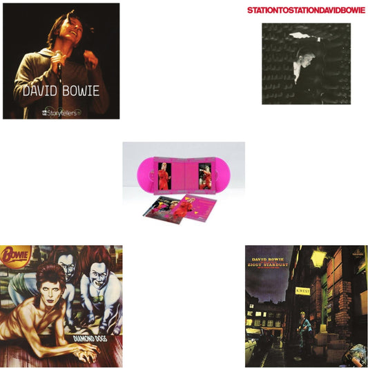 Vh1 Storytellers (Live At Manhattan Center) (2LP) & Diamond Dogs (2016 Remastered Version) & Montreal '87 (Limited/Pink LP Vinyl) & Station To Station (2016 Remaster) & Rise & Fall Of Ziggy Stardust (2012 Remaster)