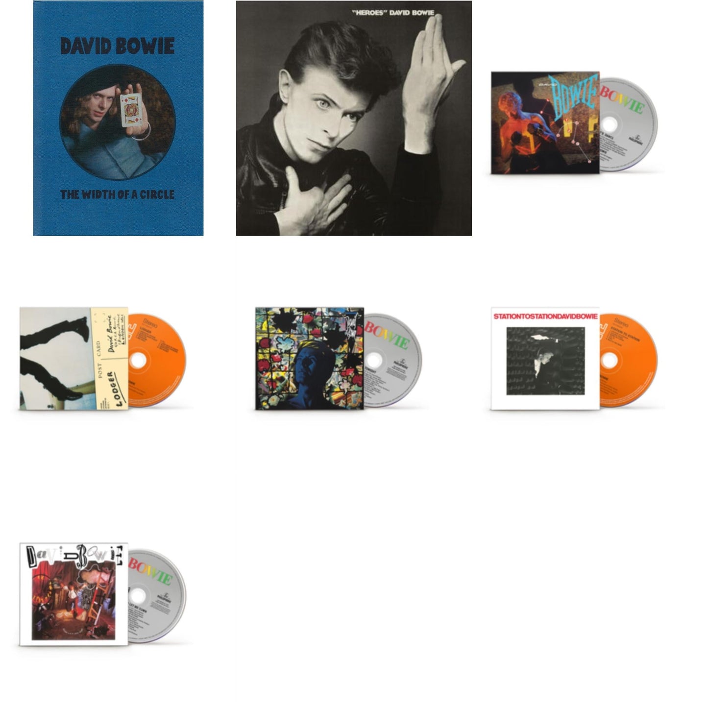 Width Of A Circle (2CD) & Heroes (2017 Remaster) & Let's Dance (2018 Remaster) & Lodger (2017 Remaster) & Tonight (2018 Remaster) & Station To Station (2016 Remaster) & Never Let Me Down (2018 Remaster)