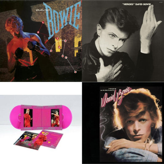 Let's Dance (2018 Remastered Version) & Heroes (2017 Remaster) & Montreal '87 (Limited/Pink LP Vinyl) & Young Americans (50Th Anniversary/Half Speed Master)
