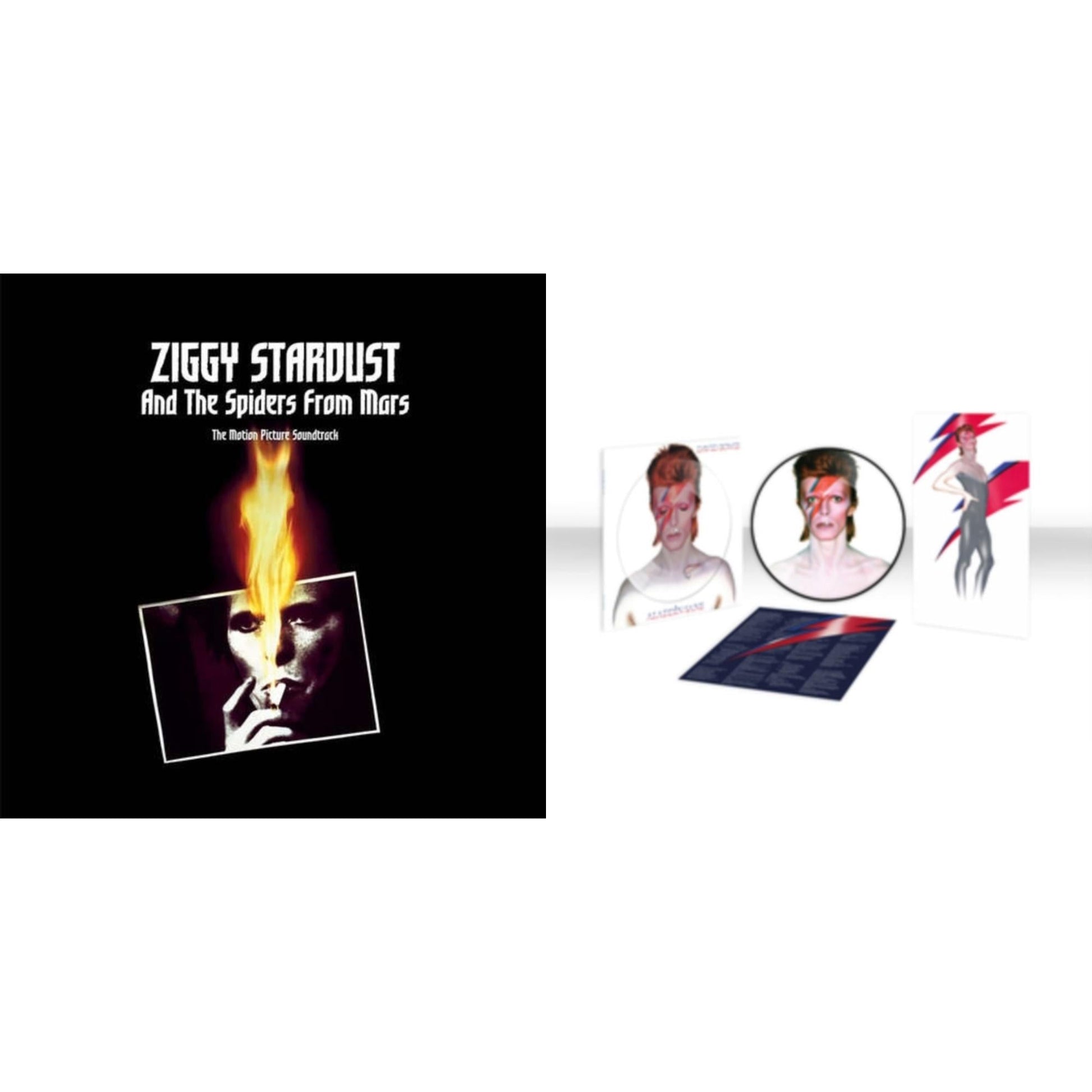 This is a 2 LP Vinyl SKU bundle.
1.This LP Vinyl is brand new.Format: LP VinylMusic Style: GlamThis item's title is: Aladdin Sane (2013 Remaster) (Picture Disc)Artist: David BowieLabel: PARLOPHONEBarcode: 5054197183133Release Date: 4/14/2023
2.This LP Vinyl is brand new.