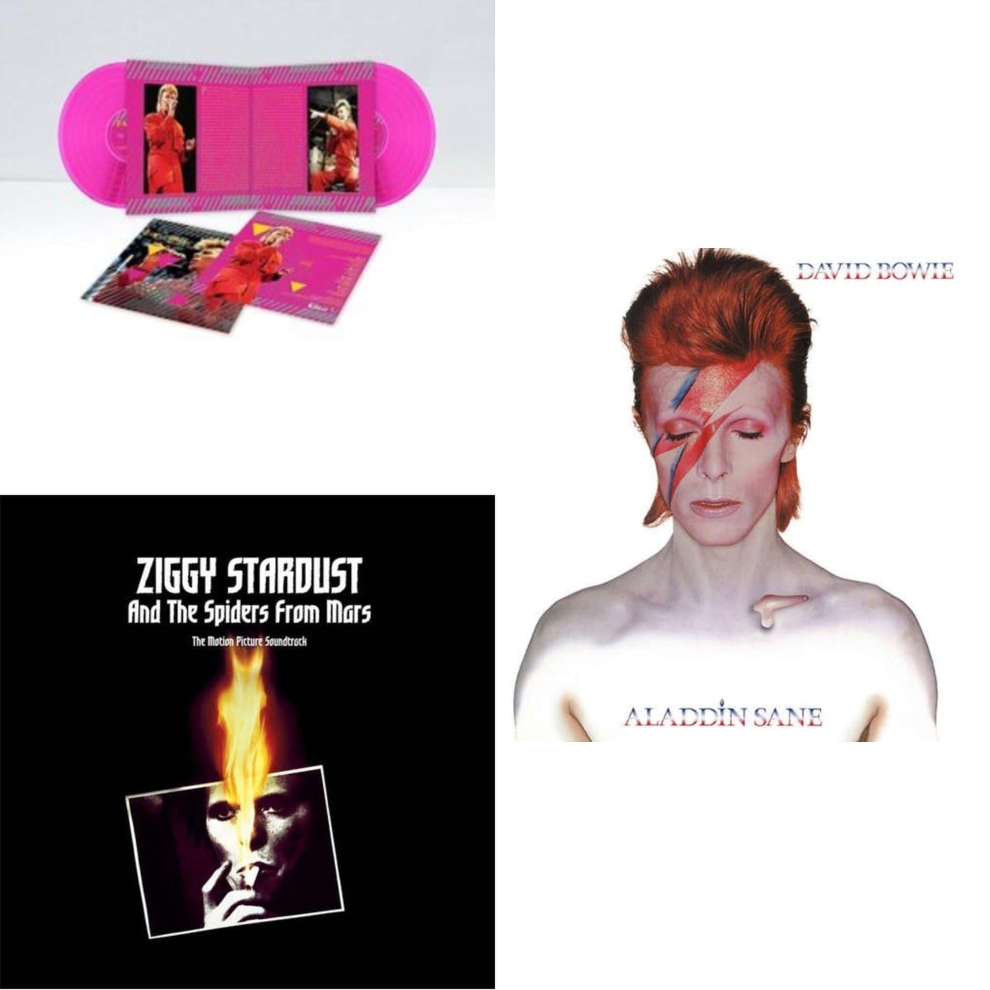 Montreal '87 (Limited/Pink LP Vinyl) & Ziggy Stardust & The Spiders From Mars Ost (2LP) & Aladdin Sane