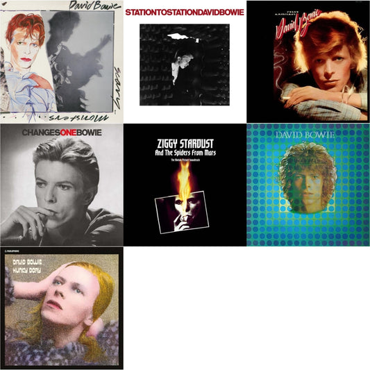 David Bowie - Scary Monsters (& Super Creeps) (2017 Remaster) & Station To Station (2016 Remastered Version) & Young Americans (2016 Remastered Version) & Changesonebowie (180G) & Ziggy Stardust & The Spiders From Mars Ost (2LP) & David Bowie Aka