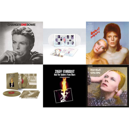 Changesonebowie (180G) & Live Los Angeles 1974 (White LP Vinyl/Limited) & Pinups (2015 Remaster) & Ziggy Stardust & The Spiders From Mars Ost (50Th Anniversary/2LP) & Ziggy Stardust & The Spiders From Mars Ost (2LP) & Hunky Dory