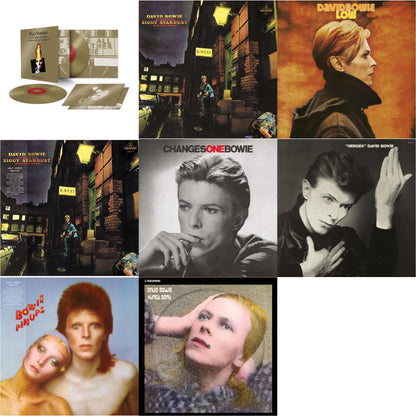 David Bowie - Heroes (2017 Remaster) & Low (2017 Remaster) & Changesonebowie (180G) & Rise & Fall Of Ziggy Stardust & The Spiders From Mars (2012 Remaster/Half-Speed Master) & Hunky Dory (2015 Remaster/50Th Anniv/Picture Disc) & Pinups (2015