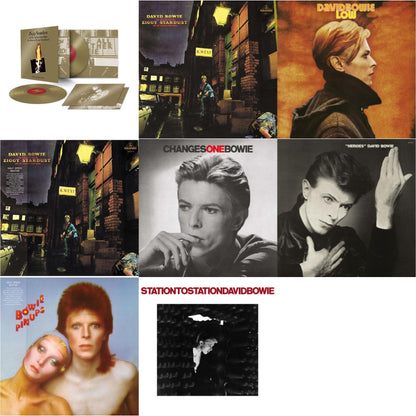David Bowie - Heroes (2017 Remaster) & Low (2017 Remaster) & Station To Station (2016 Remastered Version) & Changesonebowie (180G) & Rise & Fall Of Ziggy Stardust & The Spiders From Mars (2012 Remaster/Half-Speed Master) & Pinups (2015 Remaster) &