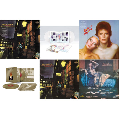 David Bowie - Rise & Fall Of Ziggy Stardust & The Spiders From Mars (2012 Remaster/Half-Speed Master) & Live Los Angeles 1974 (White LP Vinyl/Limited) & Pinups (2015 Remaster) & Ziggy Stardust & The Spiders From Mars Ost (50Th Anniversary/2LP) & Rise