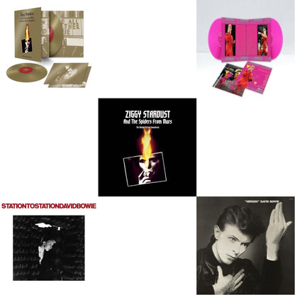 Heroes (2017 Remaster) & Station To Station (2016 Remastered Version) & Montreal '87 (Limited/Pink LP Vinyl) & Ziggy Stardust & The Spiders From Mars Ost (50Th Anniversary/2LP) & Ziggy Stardust & The Spiders From Mars Ost (2LP)