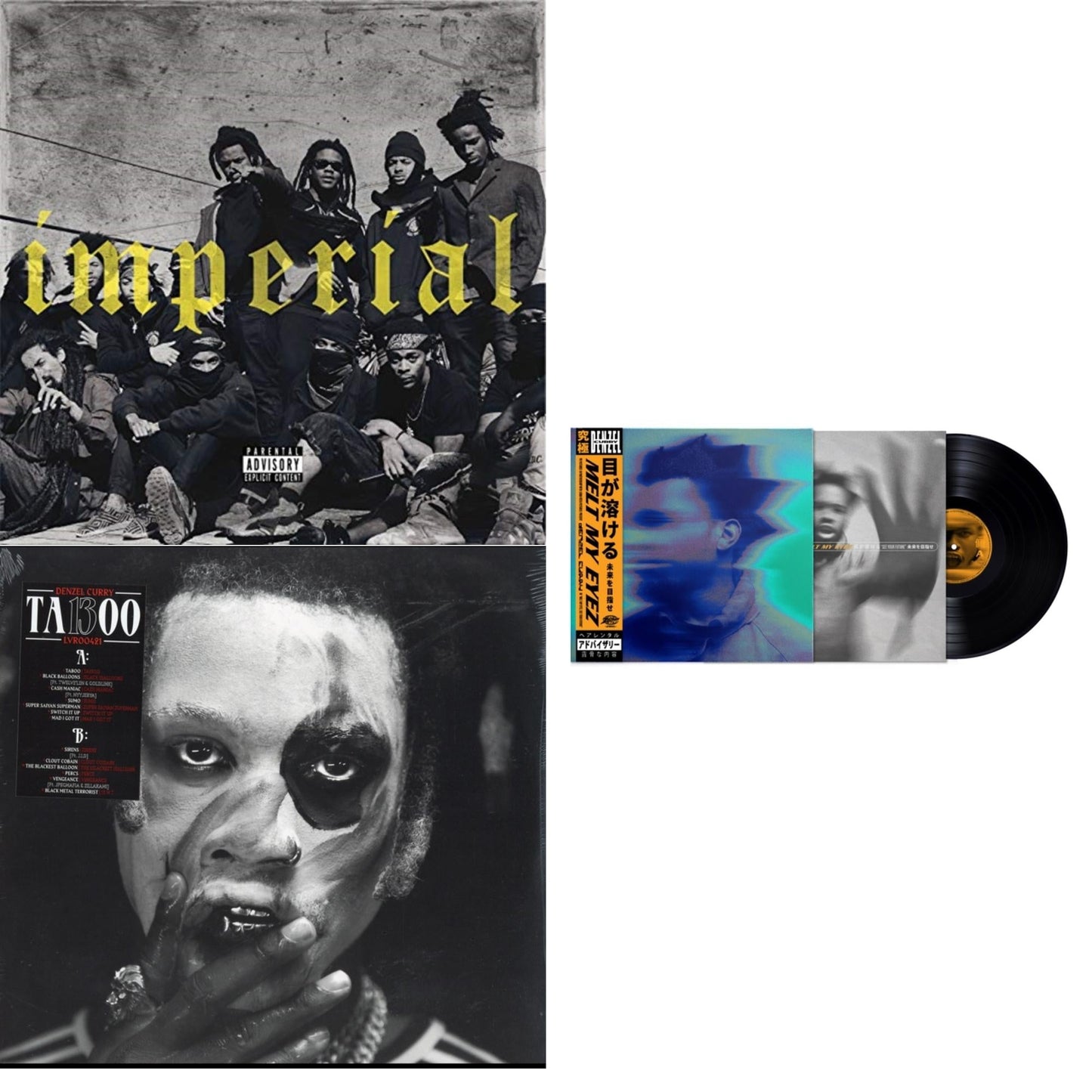 Imperial & Ta13oo (Red Slushie LP Vinyl) & Melt My Eyez See Your Future