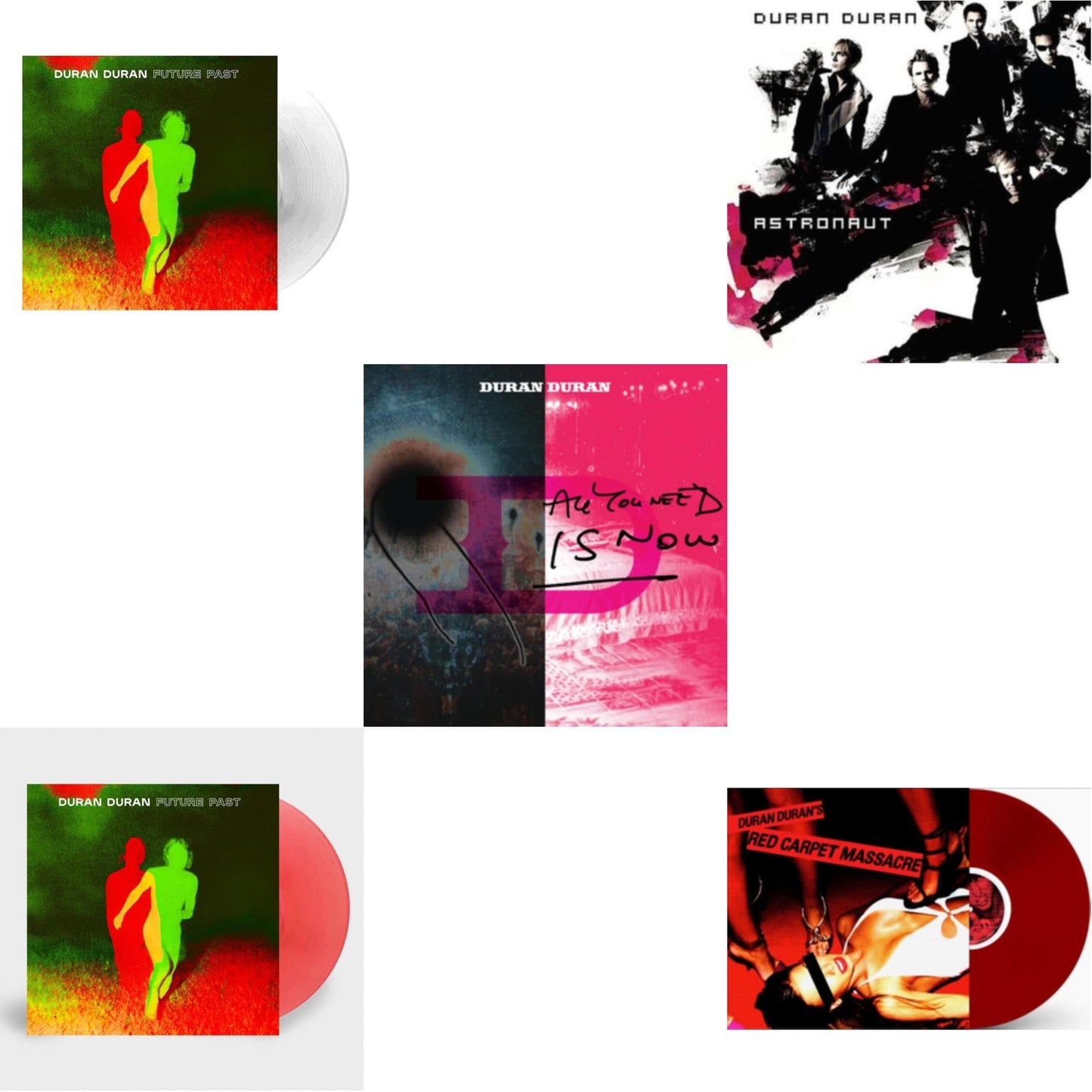 Future Past & Future Past (Transparent Red LP Vinyl) (I) & All You Need Is Now (Magenta Vinyl/2LP) (I) & Astronaut (Milky Clear Vinyl/2LP) (I) & Red Carpet Massacre (Translucent Ruby Vinyl/2LP) (I)
