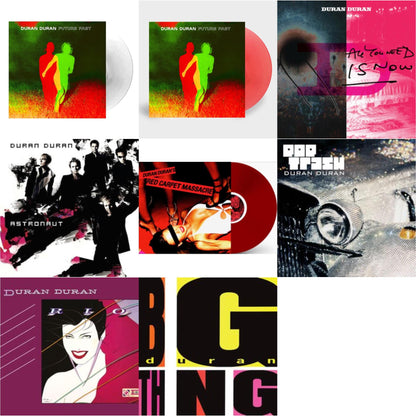 Duran Duran - Future Past & Future Past (Transparent Red LP Vinyl) (I) & All You Need Is Now (Magenta Vinyl/2LP) (I) & Astronaut (Milky Clear Vinyl/2LP) (I) & Red Carpet Massacre (Translucent Ruby Vinyl/2LP) (I) & Pop Trash (2LP) & Rio (2009
