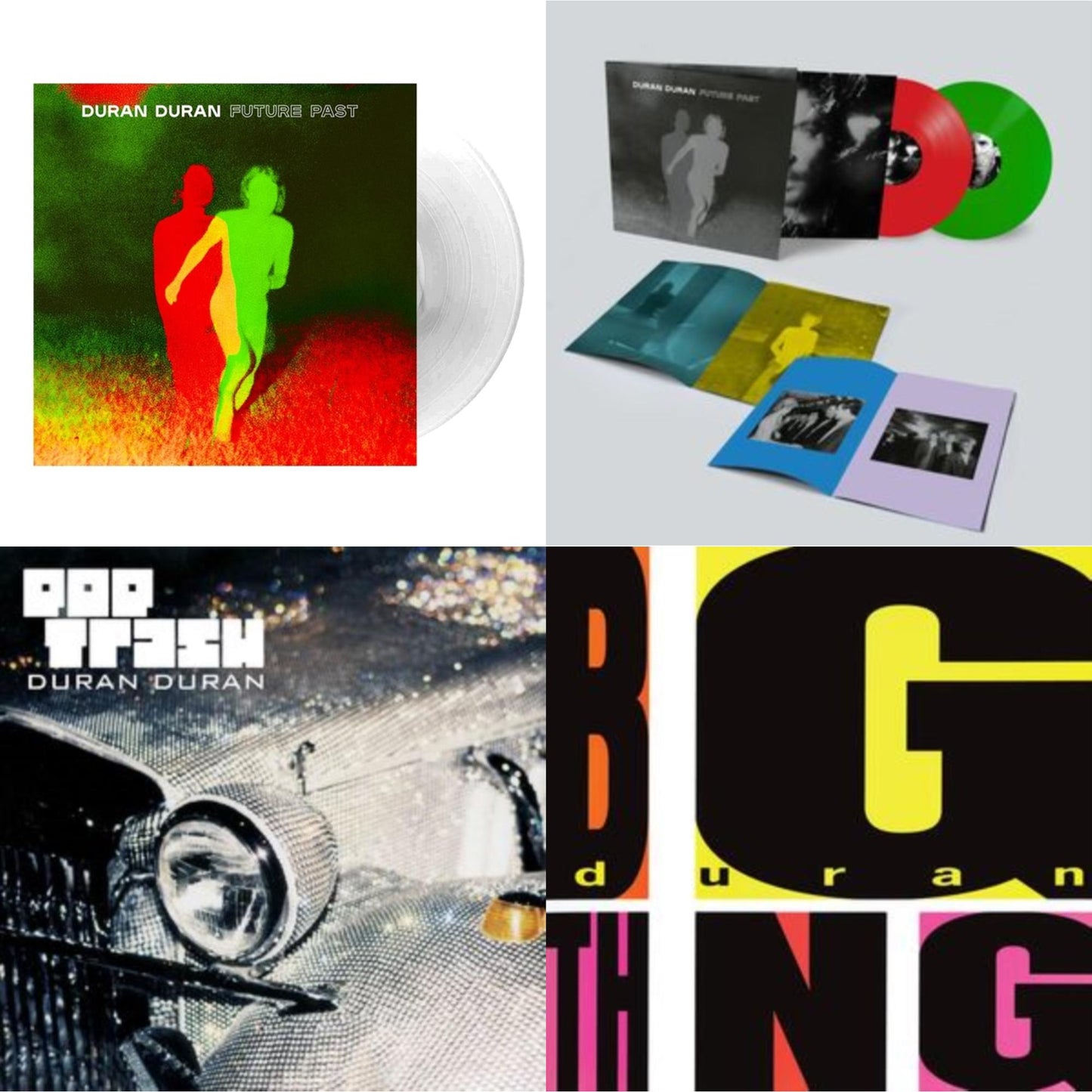 This is a 4 LP Vinyl SKU bundle.
1.This LP Vinyl is brand new.Format: LP VinylMusic Style: Synth-popThis item's title is: Future PastArtist: Duran DuranLabel: BMG RIGHTS MANAGEMENTS (US) LLBarcode: 4050538693652Release Date: 10/22/2021
2.This LP Vinyl is brand new.