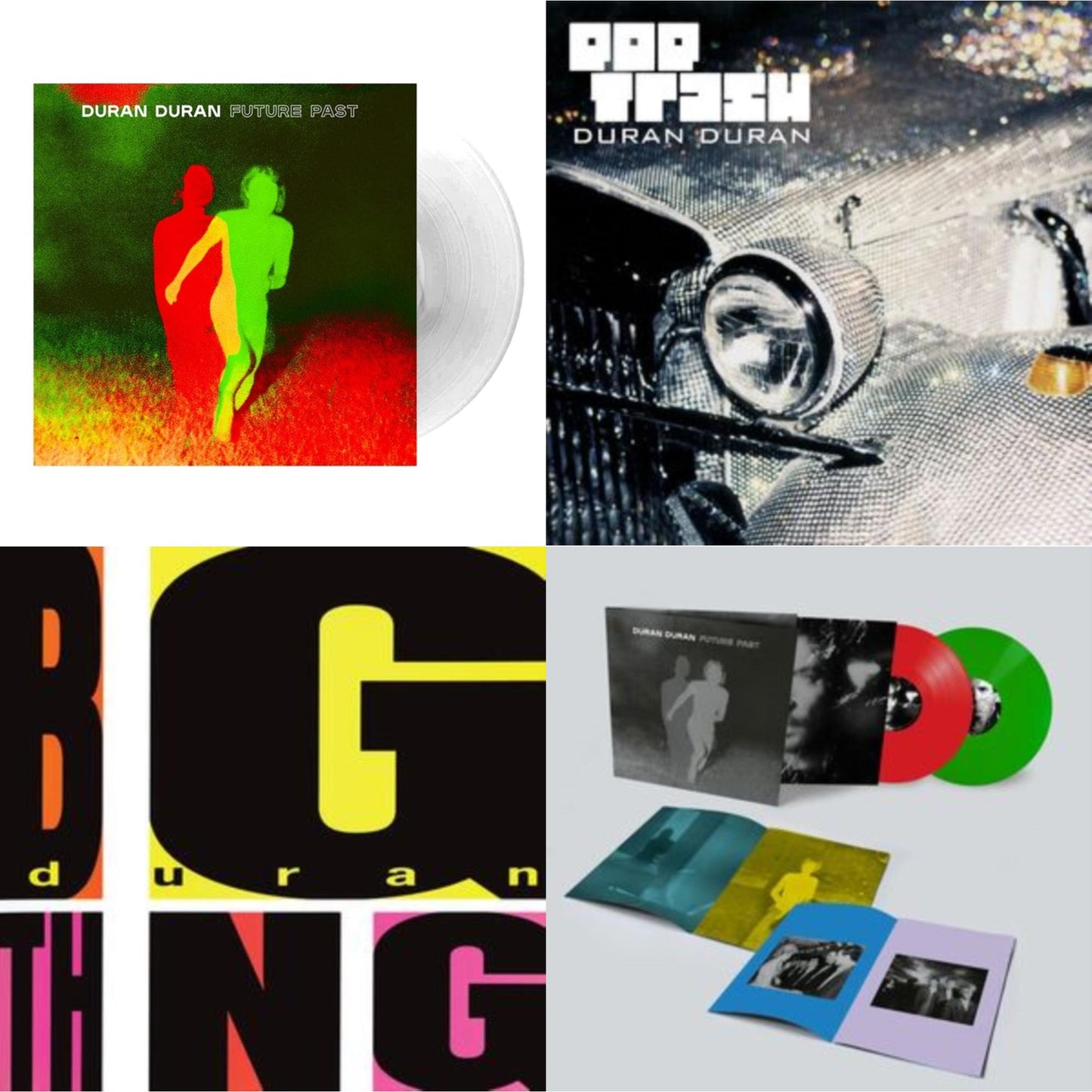 This is a 4 LP Vinyl SKU bundle.
1.This LP Vinyl is brand new.Format: LP VinylMusic Style: Synth-popThis item's title is: Future PastArtist: Duran DuranLabel: BMG RIGHTS MANAGEMENTS (US) LLBarcode: 4050538693652Release Date: 10/22/2021
2.This LP Vinyl is brand new.