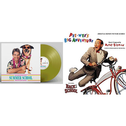 Pee-Wee's Big Adventure Ost (Red LP Vinyl) & Summer School Ost (Random Seafoam Green Or Beer Yellow LP Vinyl/Remastered/45RPM/Gatefold/Limited)