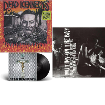 This is a 3 LP Vinyl SKU bundle.
1.This LP Vinyl is brand new.Format: LP VinylMusic Style: PunkThis item's title is: Give Me Convenience (180G)Artist: Dead KennedysLabel: MANIFESTO RECORDS INC.Barcode: 767004291413Release Date: 3/22/2011
2.This LP Vinyl is brand new.
