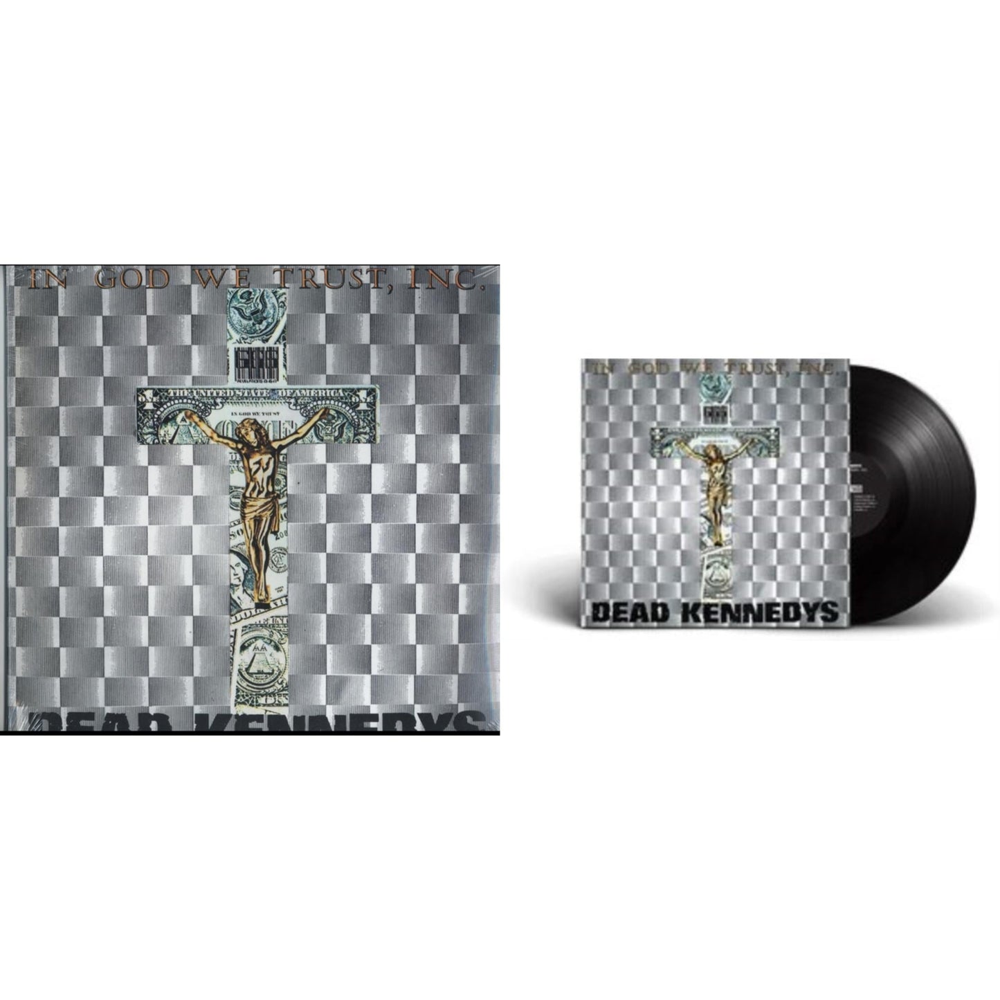 This is a 2 LP Vinyl SKU bundle.
1.This LP Vinyl is brand new.Format: LP VinylMusic Style: HardcoreThis item's title is: In God We TrustArtist: Dead KennedysLabel: MANIFESTO RECORDS INC.Barcode: 767004290614Release Date: 4/29/2003
2.This LP Vinyl is brand new.