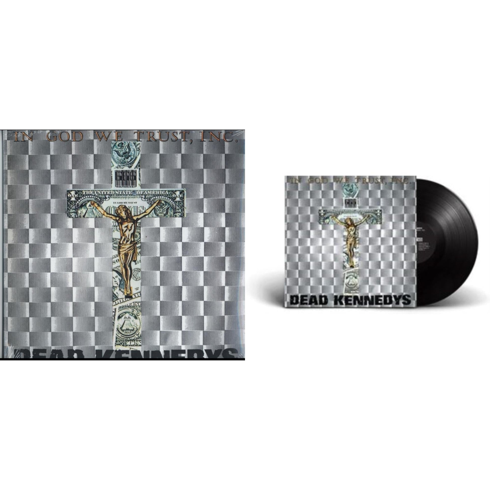 This is a 2 LP Vinyl SKU bundle.
1.This LP Vinyl is brand new.Format: LP VinylMusic Style: HardcoreThis item's title is: In God We TrustArtist: Dead KennedysLabel: MANIFESTO RECORDS INC.Barcode: 767004290614Release Date: 4/29/2003
2.This LP Vinyl is brand new.