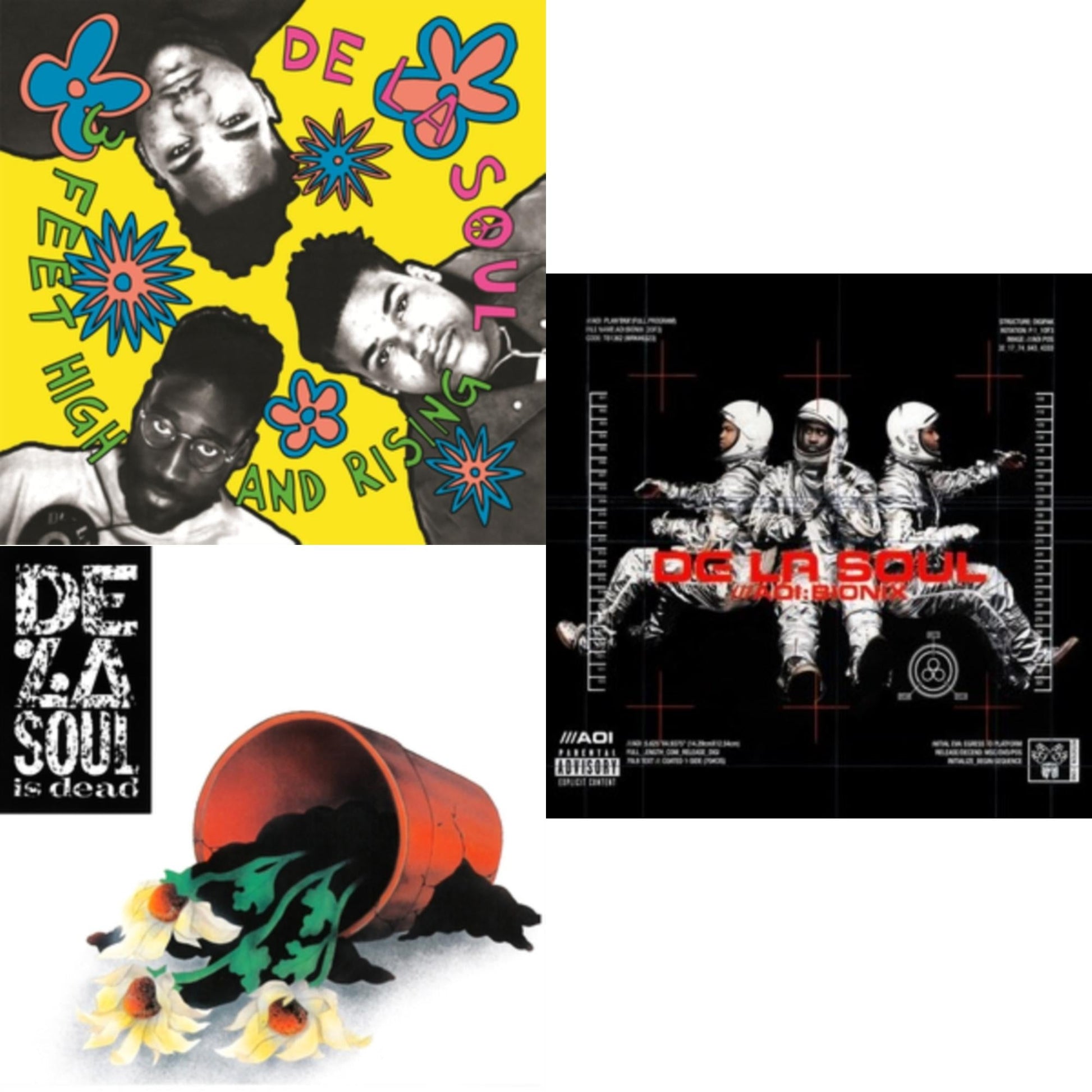 This is a 3 LP Vinyl SKU bundle.
1.This LP Vinyl is brand new.Format: LP VinylMusic Style: ConsciousThis item's title is: 3 Feet High & Rising (2LP)Artist: De La SoulLabel: CHRYSALISBarcode: 810098502603Release Date: 3/3/2023
2.This LP Vinyl is brand new.