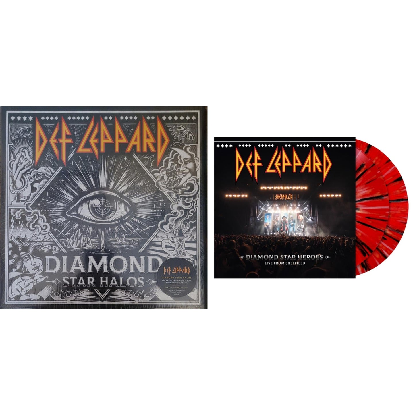 Diamond Star Halos (2LP) & Diamond Star Heroes: Live From Sheffield (Multicolor Splatter Vinyl/2LP)