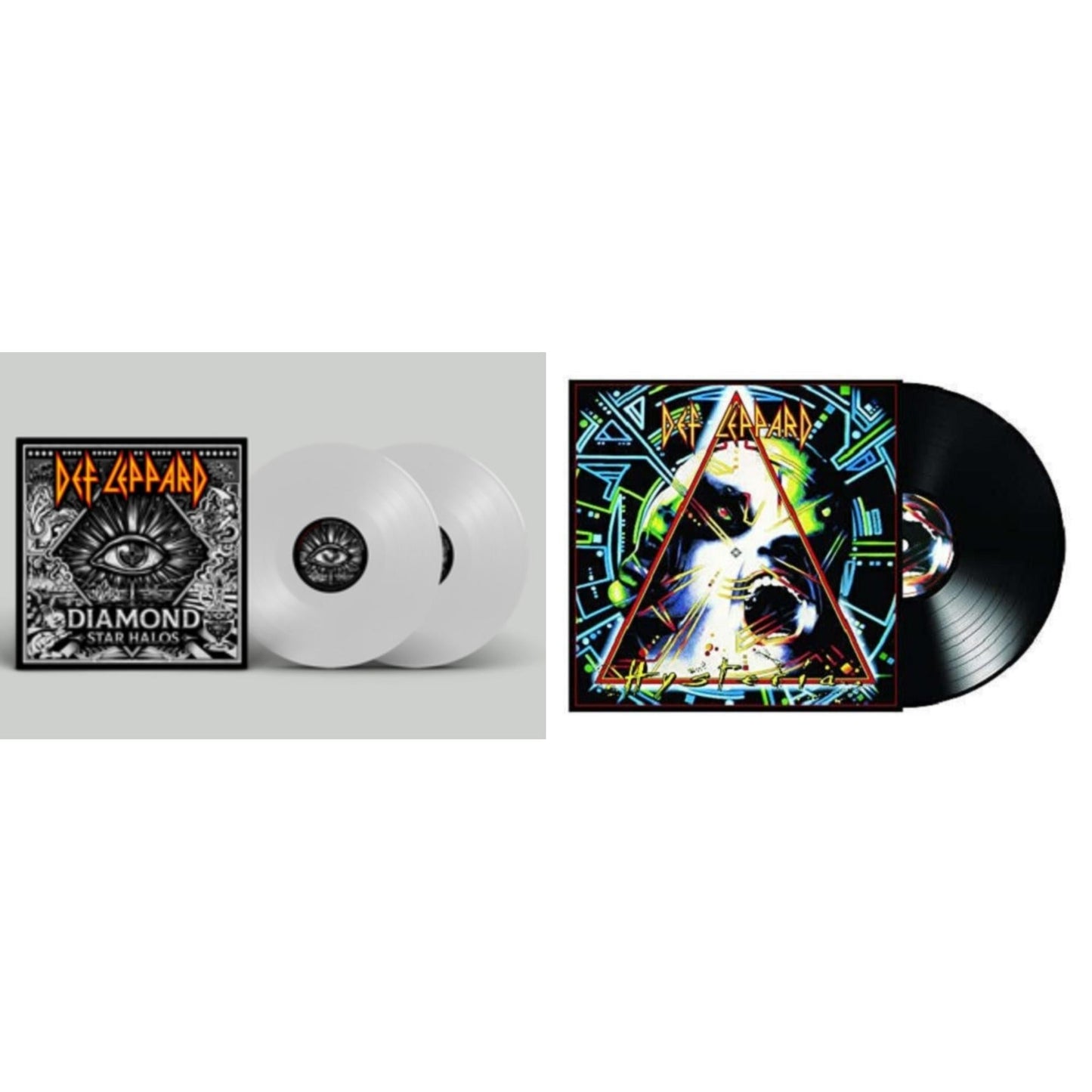 Diamond Star Halos (Clear Vinyl/2LP) & Hysteria (2 LP)