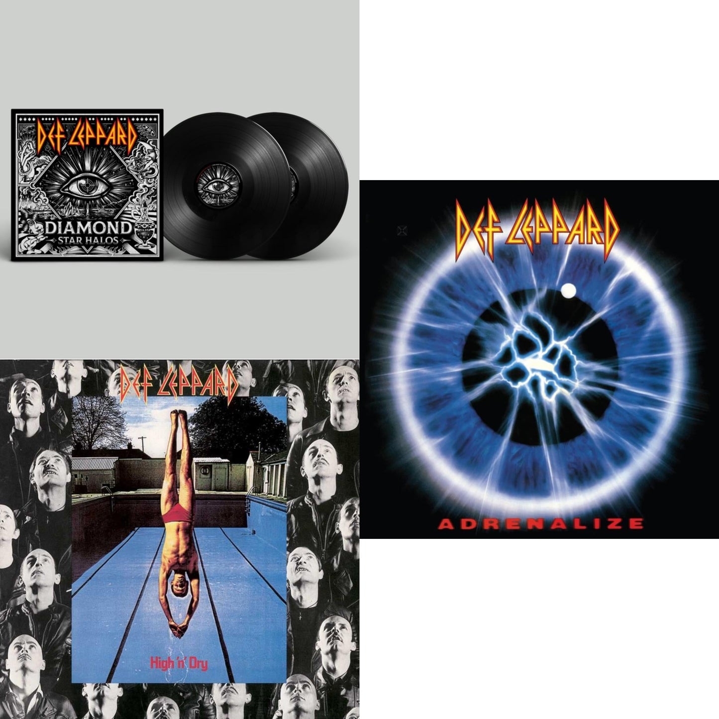 Diamond Star Halos (2LP) & High N Dry & Adrenalize (2LP)