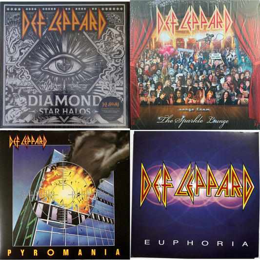 Diamond Star Halos (2LP) & Songs From The Sparkle Lounge & Pyromania & Euphoria (2LP)