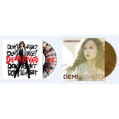 Don't Forget (Clear/Red-Black Splatter LP Vinyl) & Unbroken (Lava Mix LP Vinyl)