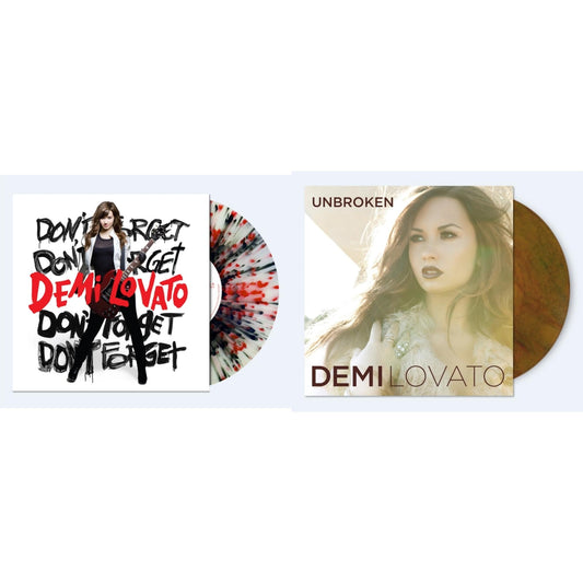Don't Forget (Clear/Red-Black Splatter LP Vinyl) & Unbroken (Lava Mix LP Vinyl)