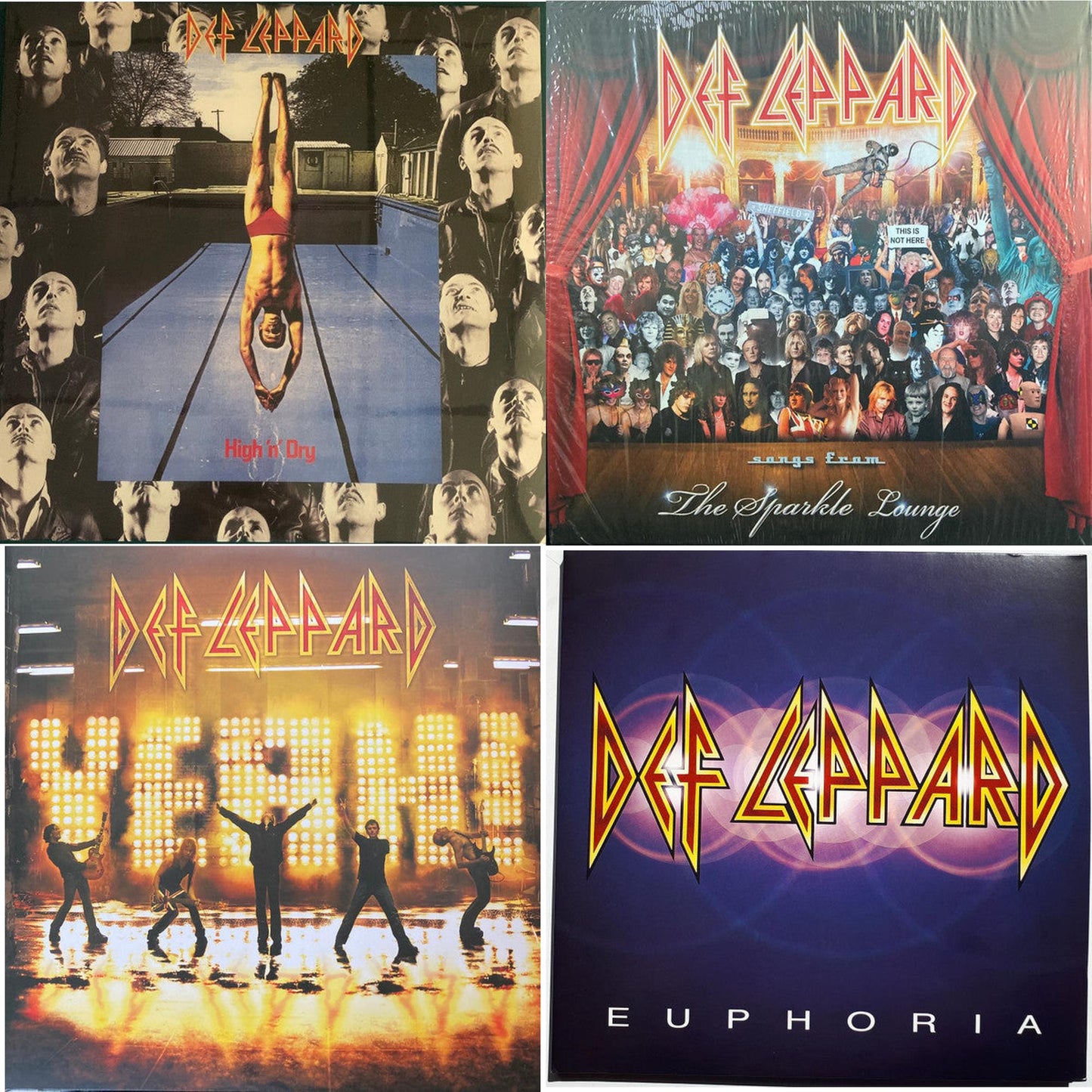 High N Dry & Songs From The Sparkle Lounge & Yeah! (2LP) & Euphoria (2LP)